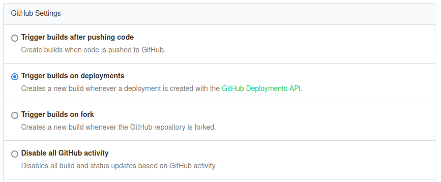 GitHub Settings